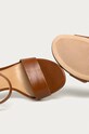 Lauren Ralph Lauren - Kožne sandale smeđa 802813904002