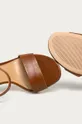 hnedá Lauren Ralph Lauren - Kožené sandále