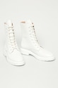 Stuart Weitzman - Bocanci de piele Mckenzee S3932.WHT alb AW20