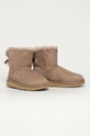 UGG - Cizme de zapada din piele intoarsa Mini Bailey Bow II 1016501.CRBO maro AW20