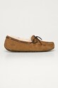 UGG papuci din piele întoarsă Dakota maro 1107949.CHE
