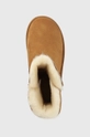 hnedá Semišové snehule UGG Bailey Zip Short