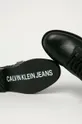чёрный Calvin Klein Jeans - Кожаные полусапоги