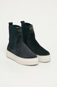 Gant - Kožené členkové topánky 21553977.G69 tmavomodrá AW20