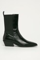 Vagabond Shoemakers - Kožené topánky Chelsea Ally usňová koža čierna 5011.101.20