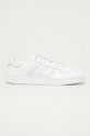 biały adidas Originals - Buty Team Court W FW5070 Damski