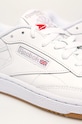 Reebok Classic sneakers din piele CLUB C 85 alb 100000016