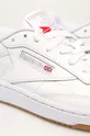 white Reebok Classic leather sneakers CLUB C 85