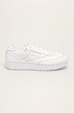 Reebok Classic - Шкіряні черевики Club C Double FW8015 платформа білий FW8015