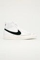 Nike Sportswear - Ghete de piele Blazer Mid 77 plată alb CZ1055