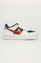 Nike Sportswear - Ghete de piele AF1 Shadow platformă alb DA4291