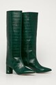 Kurt Geiger London - Ghete de piele Burlington 5348471419.71 verde AW20