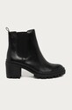 Tamaris - Ghete Chelsea de piele 5-8 cm negru 1.1.25417.25.001