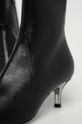 čierna Furla - Kožené členkové topánky Code