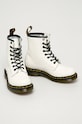 Dr. Martens - Botki skórzane 1460 W 11821100.1460.W biały AA00