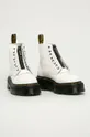 Dr. Martens leather ankle boots Sinclair white