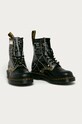 Dr. Martens - Kožené farmářky 1460 Basquiat 26319009 černá AW20