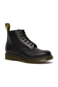 Dr. Martens leather biker boots 101 Yellow Stitch black