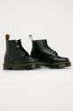 Dr. Martens leather biker boots 101 black