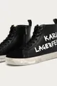 czarny Karl Lagerfeld - Buty skórzane KL60140.300