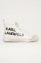 fehér Karl Lagerfeld - Bőr cipő Női