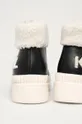 Karl Lagerfeld - Кожаные полусапоги  Голенище: Натуральная кожа Внутренняя часть: Натуральная кожа Подошва: Синтетический материал