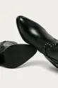 čierna Karl Lagerfeld - Kožené kovbojské topánky