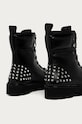 Boty Karl Lagerfeld - Kožené workery KL42873.00S černá