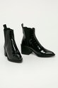 Steve Madden - Kožené kotníkové boty Audience SM11001150 černá AW20