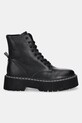 Steve Madden - Bocanci de piele SM11001184 negru AW23
