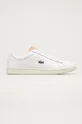 white Lacoste leather shoes Women’s