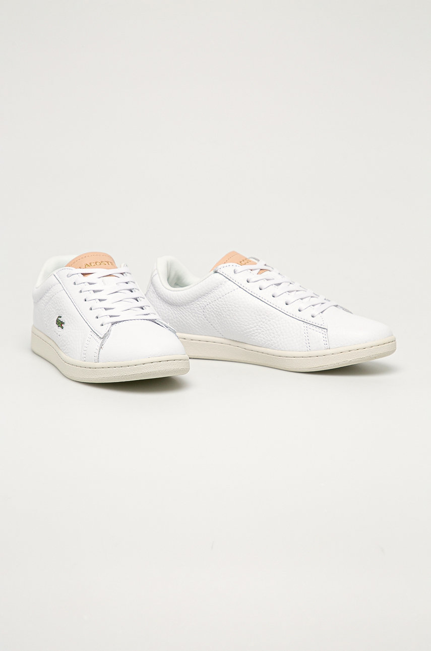 Lacoste - Buty skórzane 740SFA001183J biały