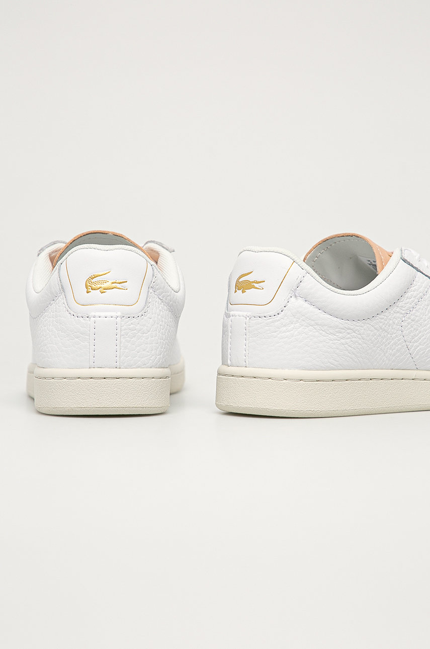 Lacoste leather shoes  Uppers: Natural leather Inside: Textile material Outsole: Synthetic material