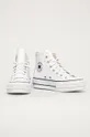 Converse leather trainers white