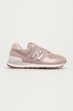 różowy New Balance - Buty WL574PMB Damski