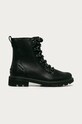 Sorel - Cizme de piele Lennox Lace usor izolat negru 1921271