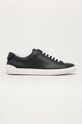 HUGO - Buty skórzane 50435376 płaska granatowy 50435376