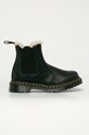 Dr. Martens ghete Chelsea de piele 2976 Leonore izolat negru DM21045001
