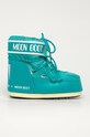 Sněhule Moon Boot Classic Low imitace kůže tyrkysová 140934.M.B.CLASSIC