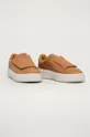 Puma - Кожаные Кроссовки Basket Platform Strap 364123 коричневый