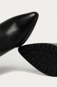 černá Aldo - Kožené kotníkové boty Frasillo