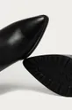 čierna Aldo - Kožené členkové topánky Frasillo