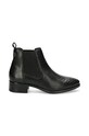 Mexx - Cizme de piele Ankle Boots Feli pana la 5 cm negru MXOM0022W