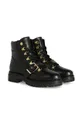 Mexx - Δερμάτινες μπότες Ankle Boots Fall μαύρο