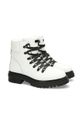 Mexx - Kožené kotníkové boty Ankle Boots Fresh bílá