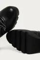 čierna Calvin Klein Jeans - Kožené členkové topánky