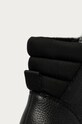 Calvin Klein Jeans - Kožené kotníkové boty RE9835 černá