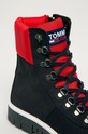 Tommy Jeans - Buty skórzane EN0EN01078C87 granatowy EN0EN01078C87