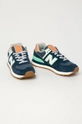 New Balance - Topánky WL574BCM tmavomodrá