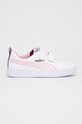 Boty Puma 371543 imitace kůže bílá 371543